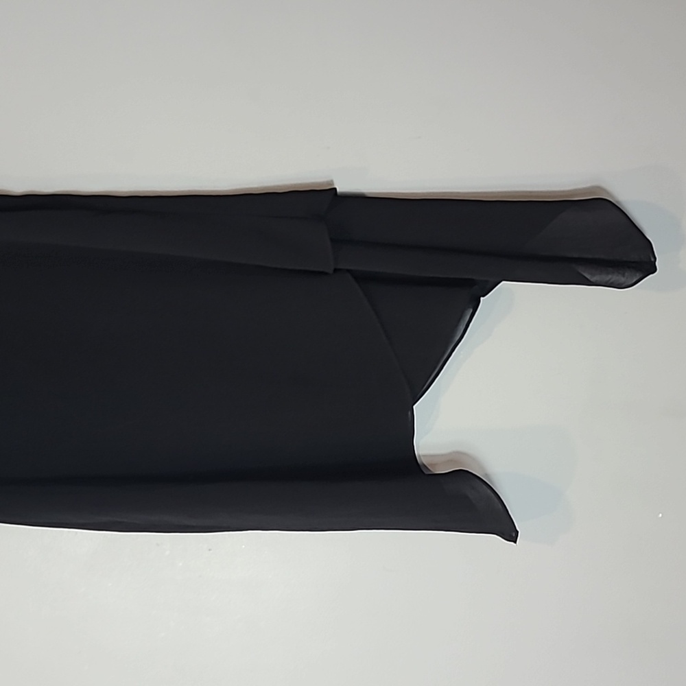 Saks fifth avenue Top Size Large Layered Lagenlook Coastal Black Whimsigoth - Picture 3 of 8